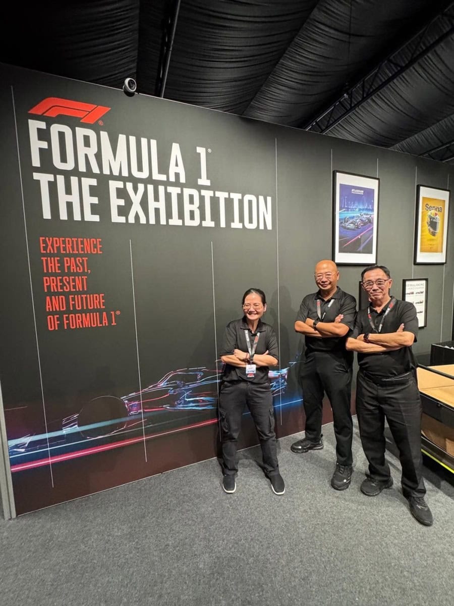 Applied Protection team at the Formula 1 Exhibition