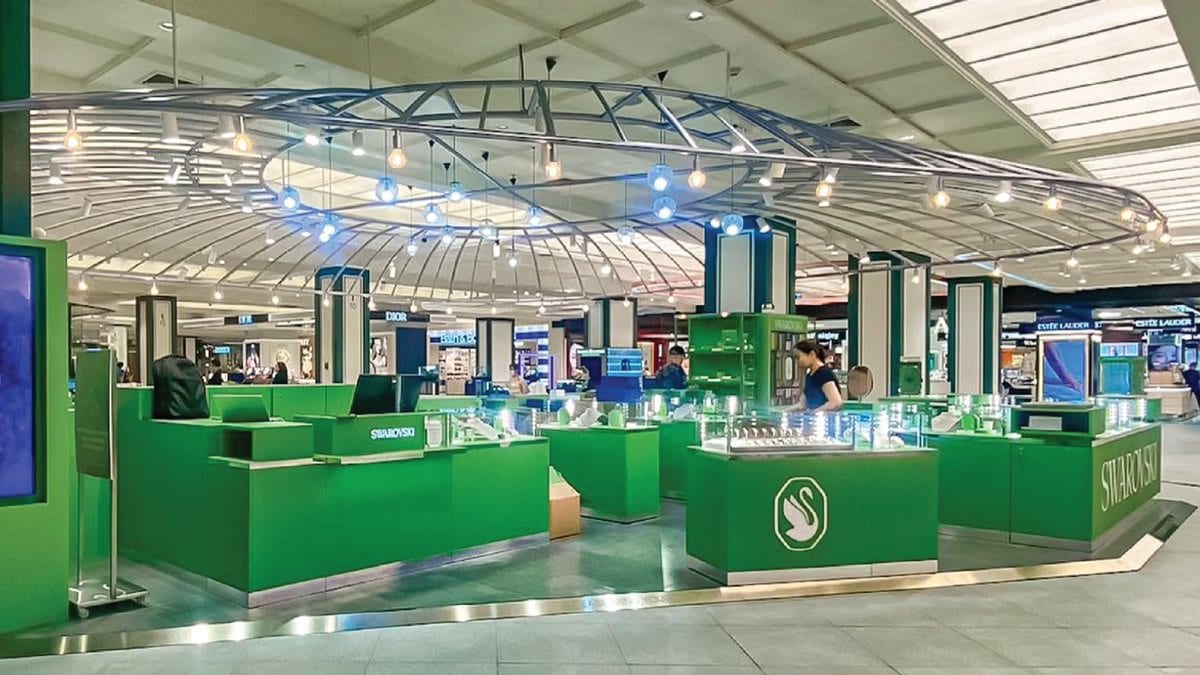 Positive Design retail counter build for a beauty brand